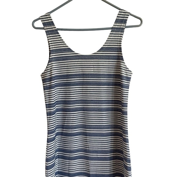 NWT Lyssé Mulholland Midi Tank Dress, Blue & White Stripe, Size S - Picture 6 of 10